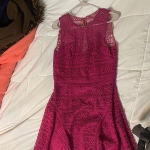 Theia Magenta dress,